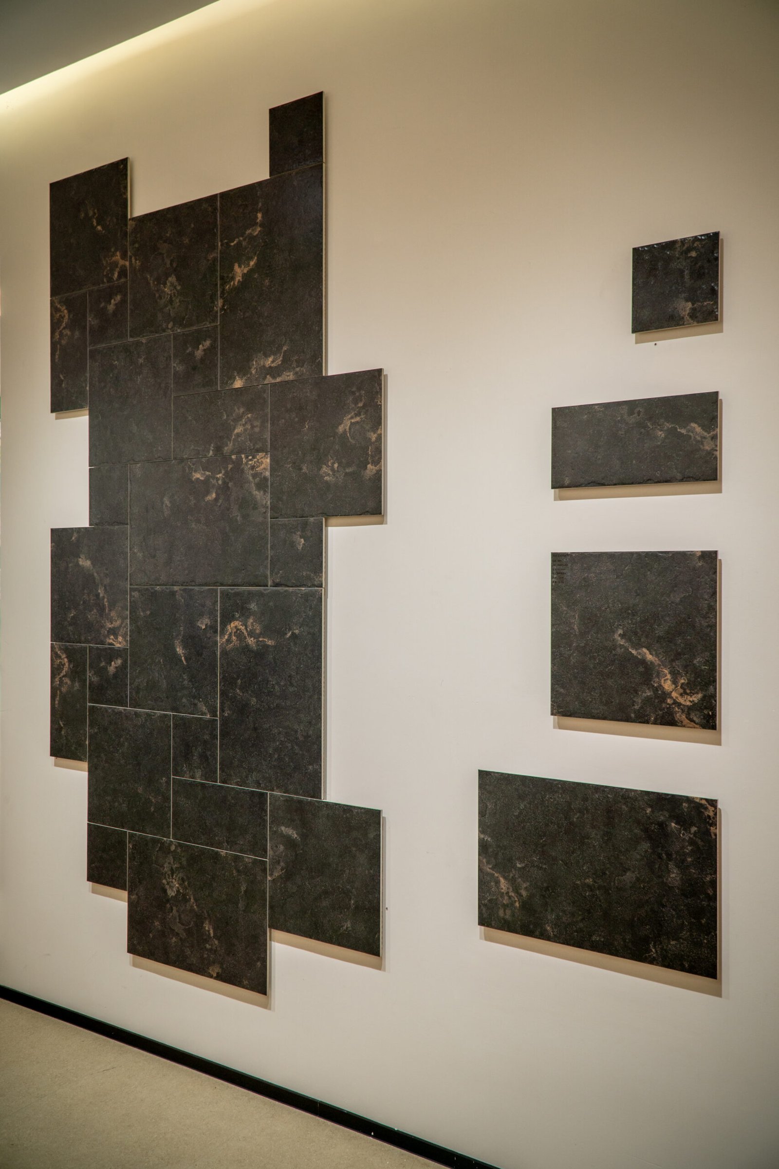 Large Format Textured Porcelain Display 2